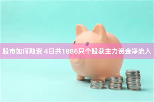 股市如何融资 4日共1886只个股获主力资金净流入