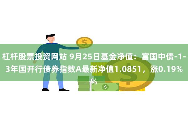 杠杆股票投资网站 9月25日基金净值：富国中债-1-3年国开行债券指数A最新净值1.0851，涨0.19%