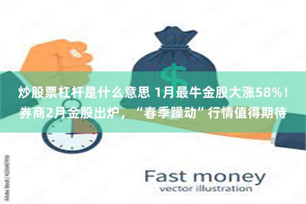 炒股票杠杆是什么意思 1月最牛金股大涨58%！券商2月金股出炉，“春季躁动”行情值得期待